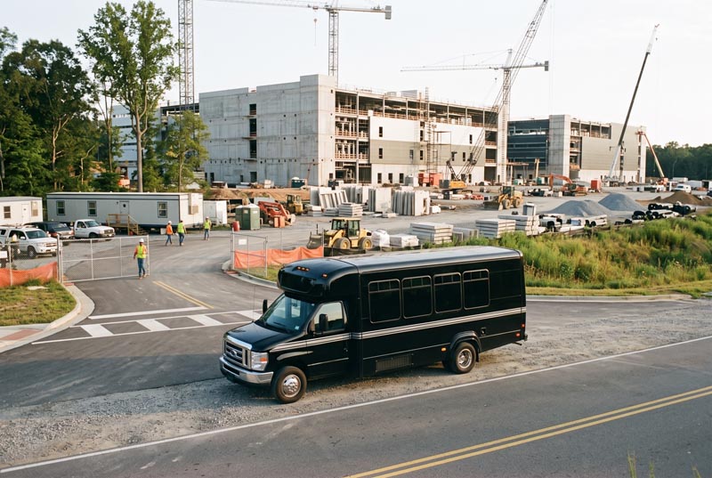 Construction Site Shuttle Bus Services in New York, NY